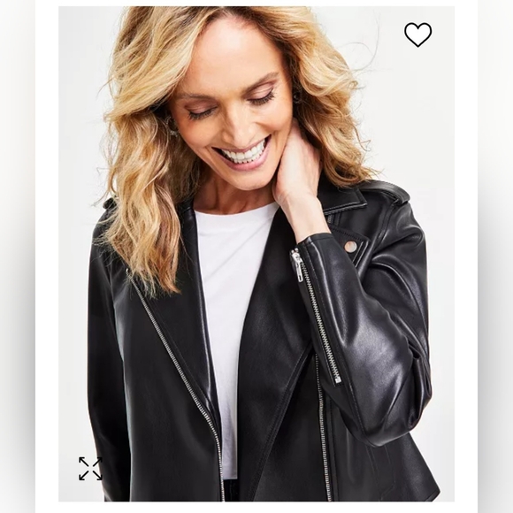 Internation Concepts Faux Leather Jacket - Picture 9 of 10